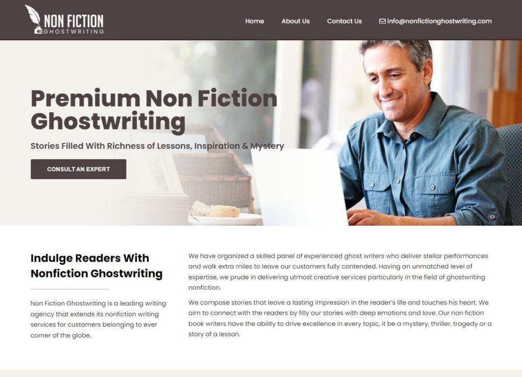 Non-Fiction Ghostwriting