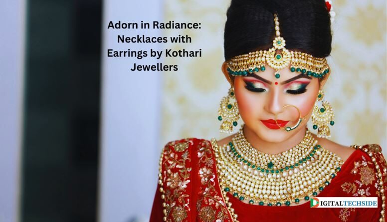 Adorn in Radiance: Necklaces with Earrings by Kothari Jewellers