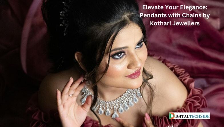 Elevate Your Elegance: Pendants with Chains by Kothari Jewellers